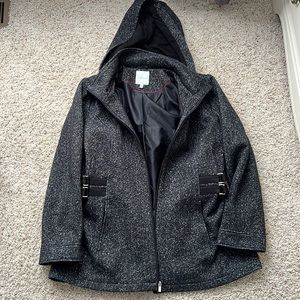 Croft&Barrow Black and White Trench Coat